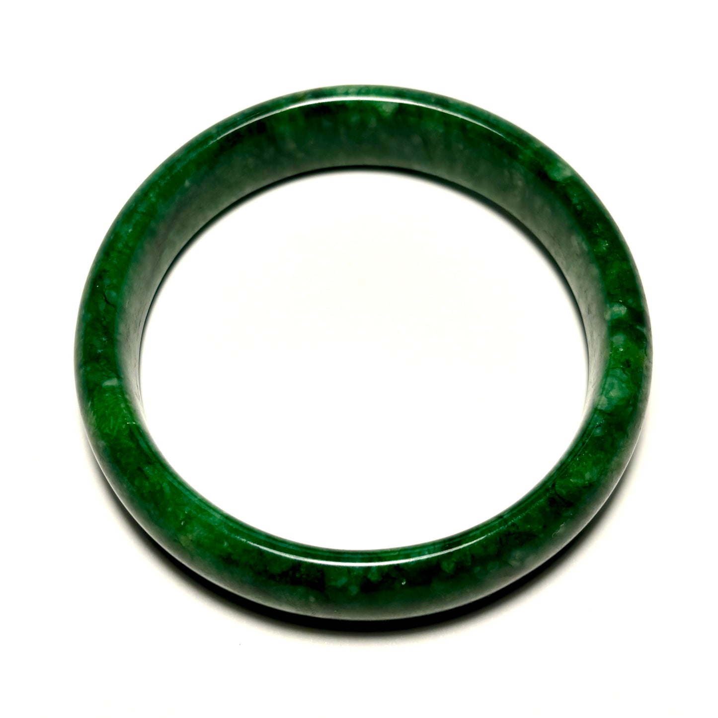 Green Jasper Bangle Bracelet