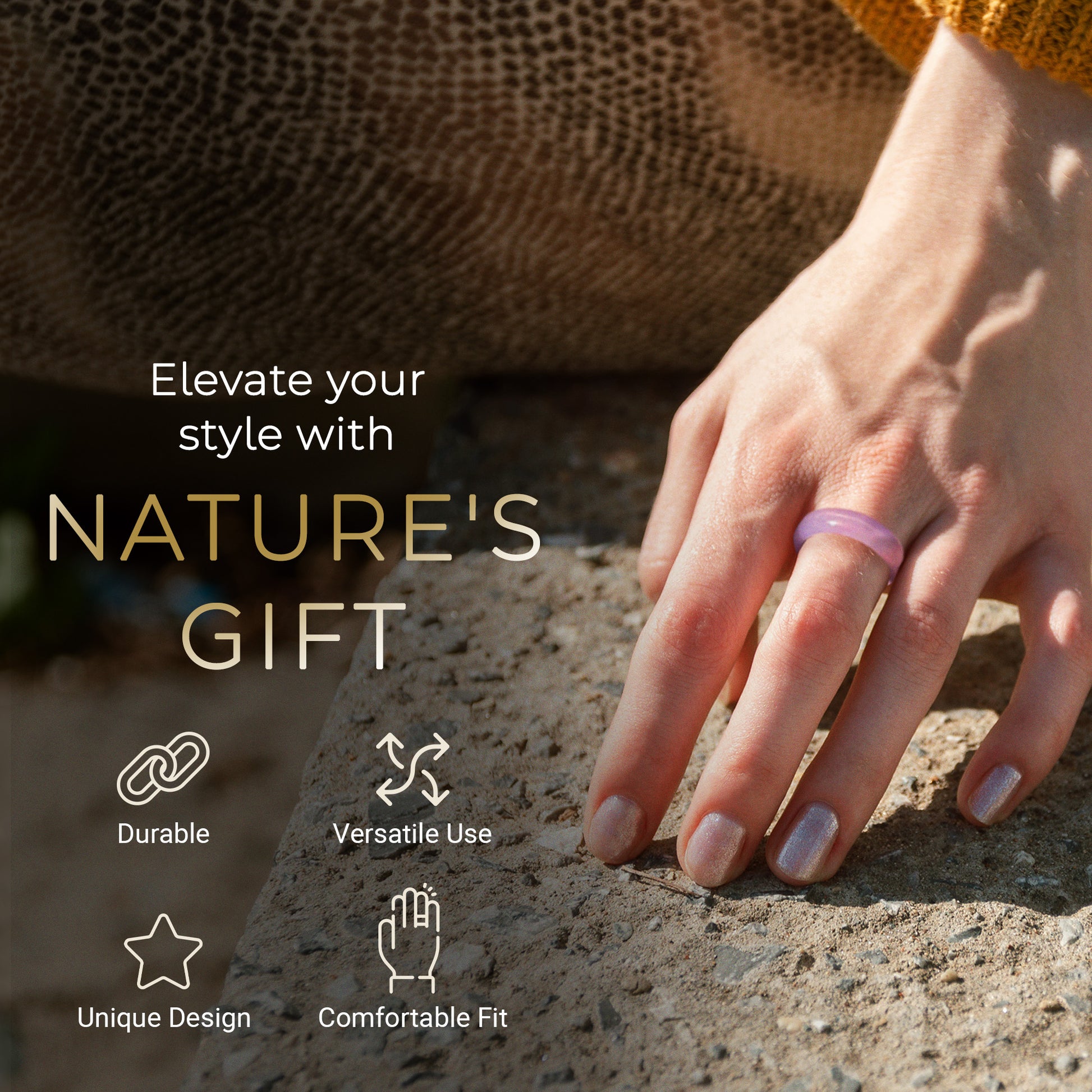 palisades pink agate ring by whitestone jewelry co.
