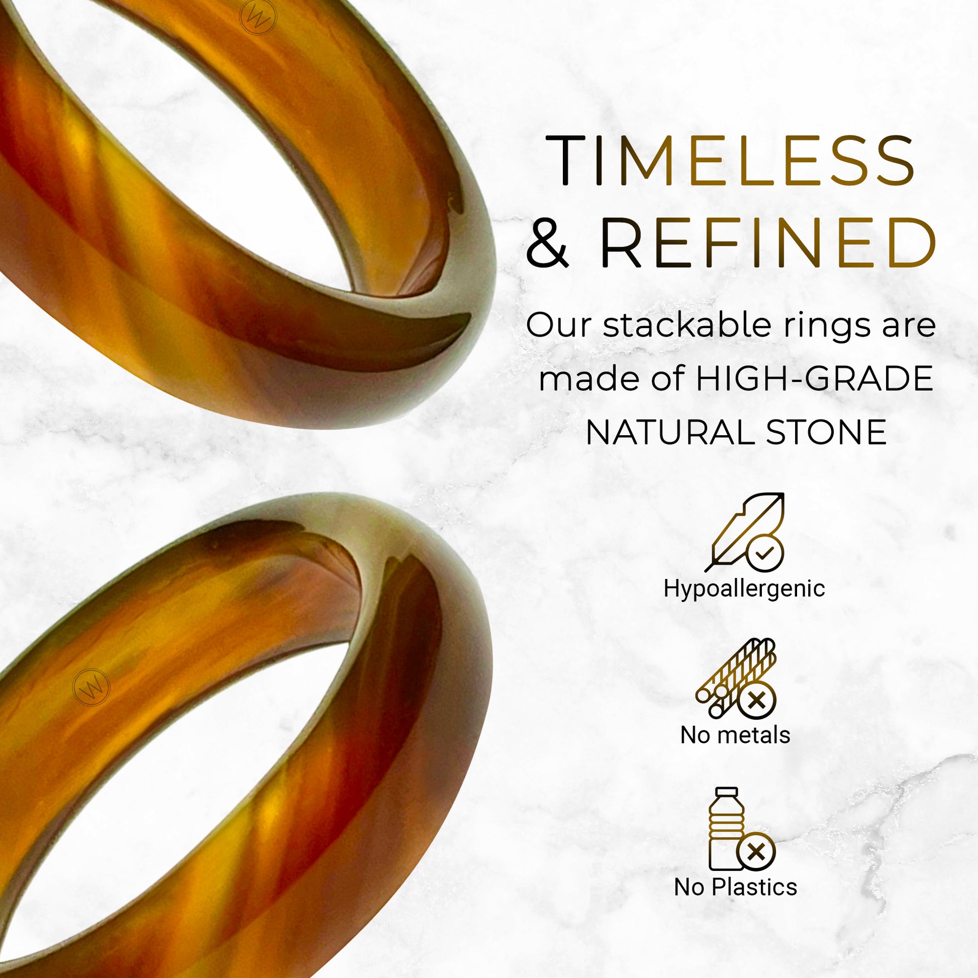 tortoise shell agate ring by whitestone jewelry co.
