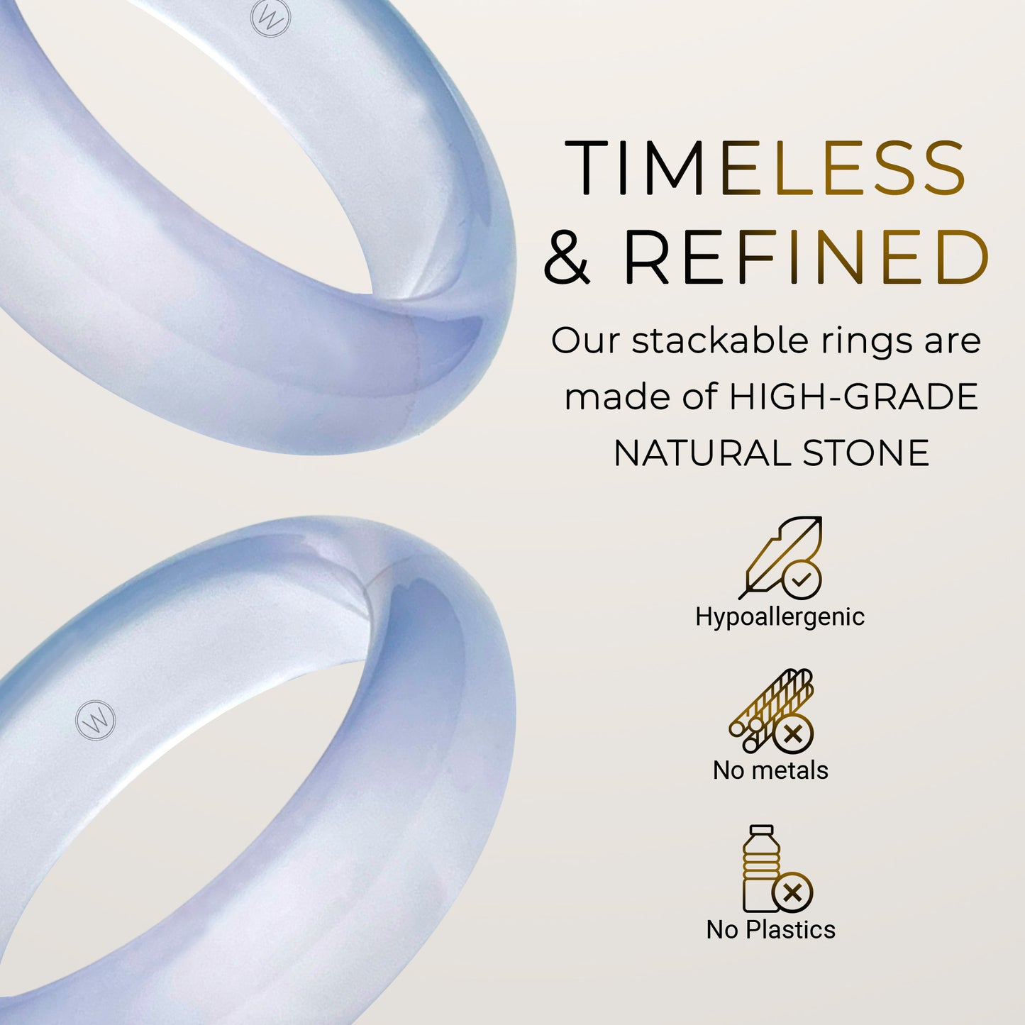 blue agate ring, throat chakra stone by whitestone jewelry co.