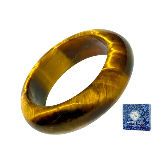 toltec tiger's eye stone ring by whitestone jewelry co.