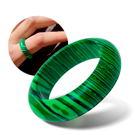 tikal malachite ring by whitestone jewelry co.