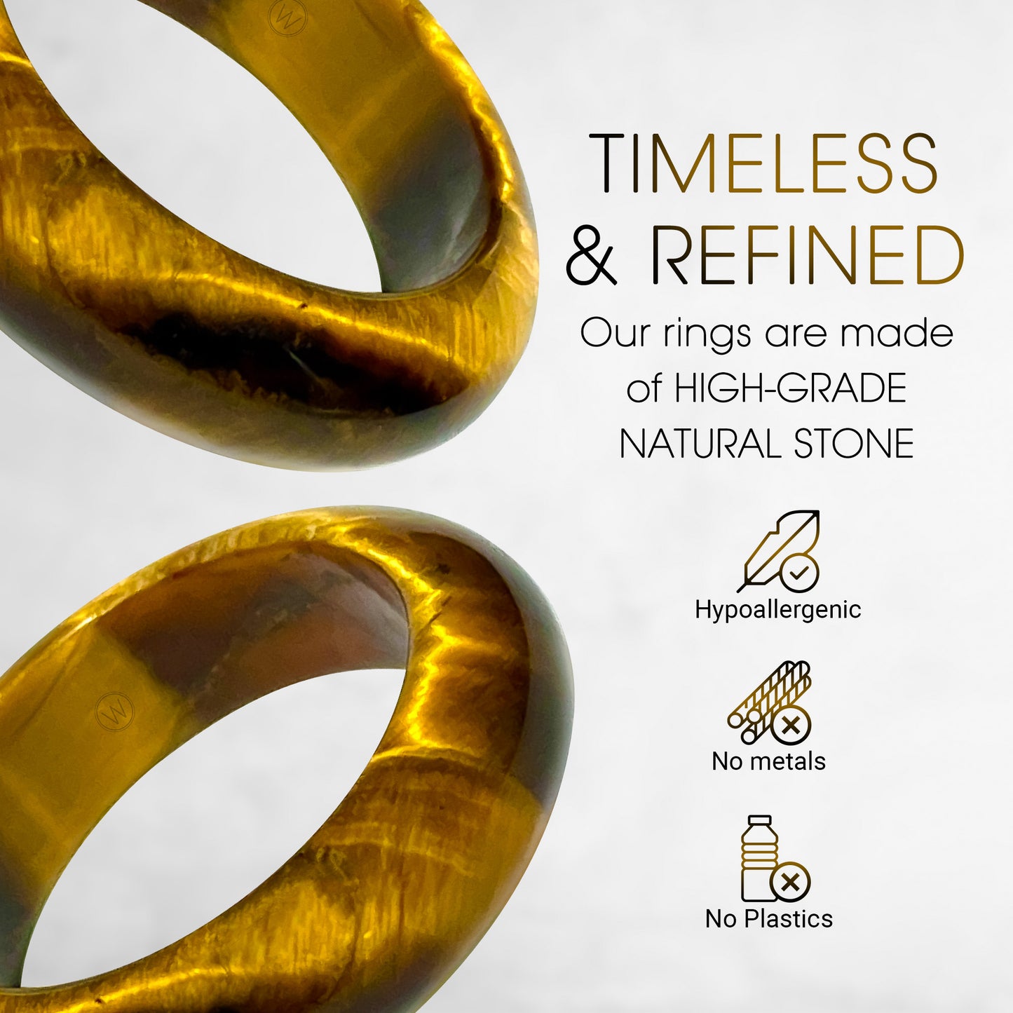 toltec tiger's eye stone ring by whitestone jewelry co.