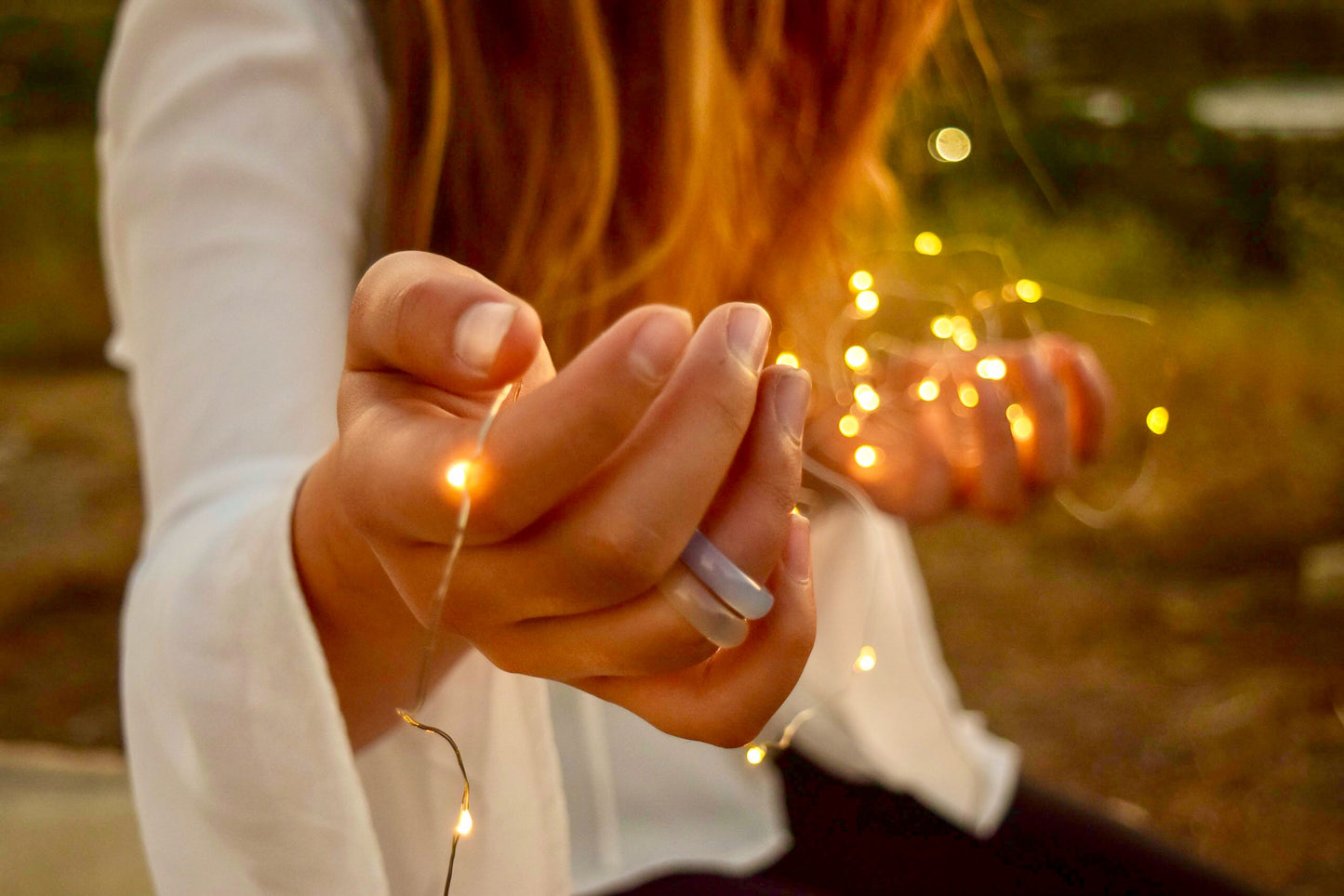 Blue Agate Ring - Throat Chakra Stone