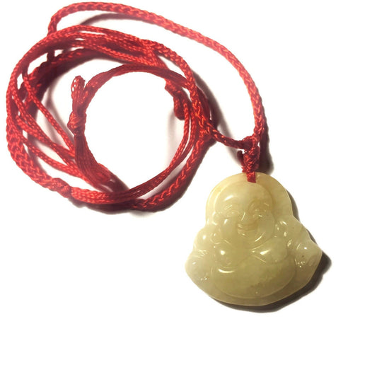 Honey Brown and Beige White Jade Buddha-Whitestone Jewelry Co.