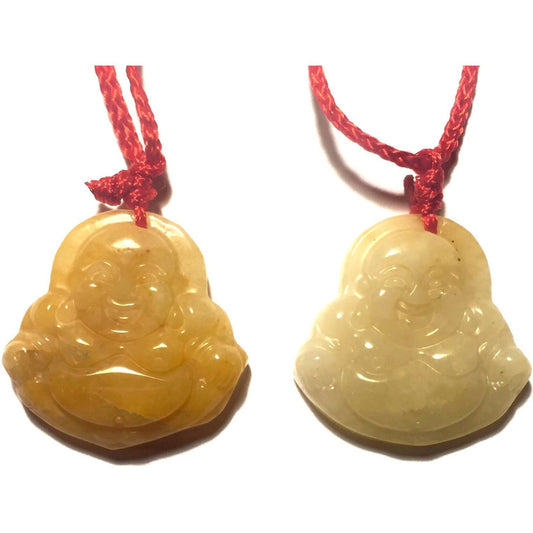 Honey Brown and Beige White Jade Buddha-Whitestone Jewelry Co.