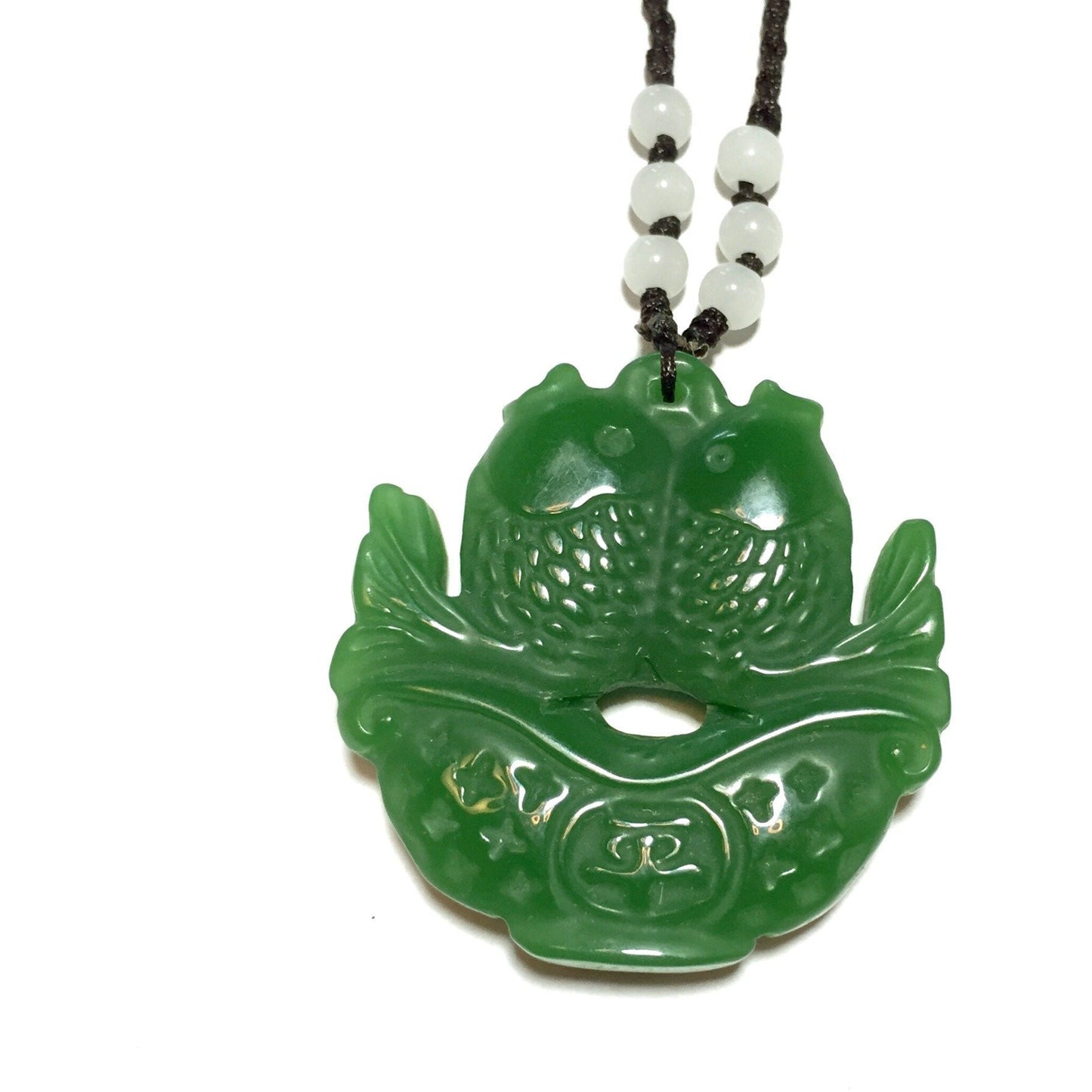 Jade Fish Necklace-Whitestone Jewelry Co.