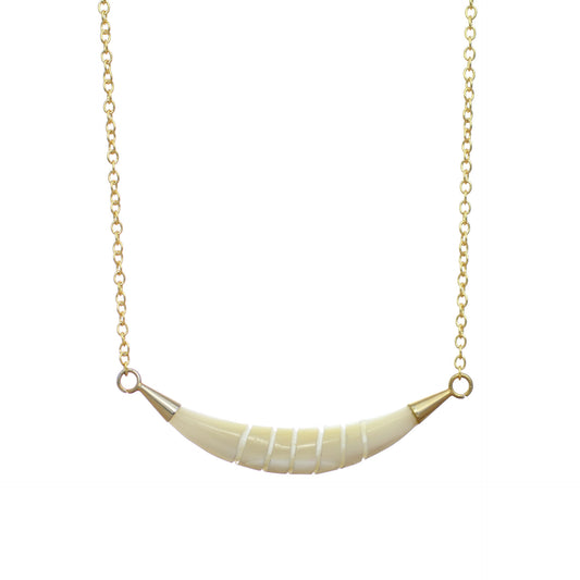 Mother of Pearl Gold Necklace-Whitestone Jewelry Co.