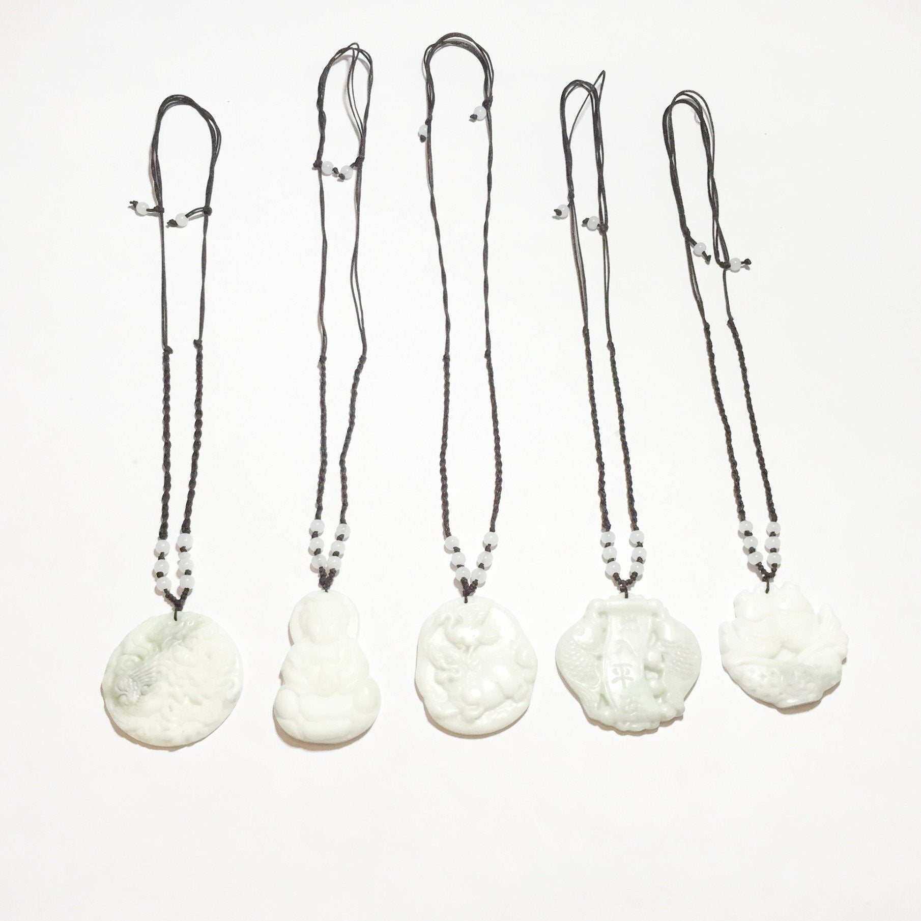 Two Fish Jade Necklace-Whitestone Jewelry Co.