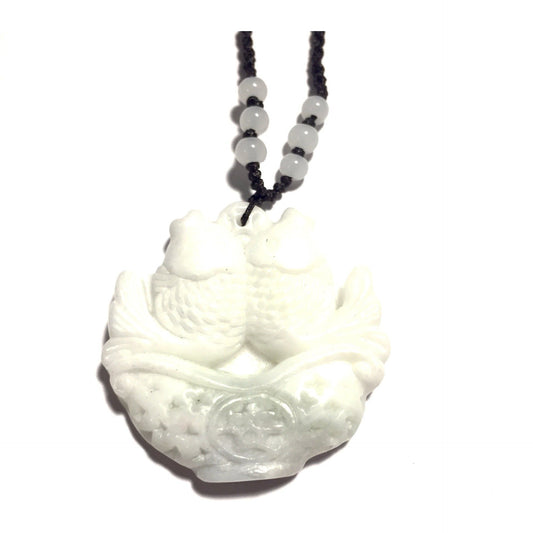 Two Fish Jade Necklace-Whitestone Jewelry Co.