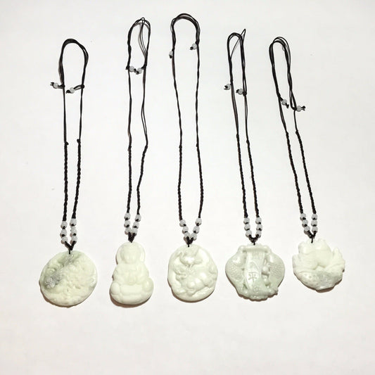 White Jade Koi Fish Necklace-Whitestone Jewelry Co.