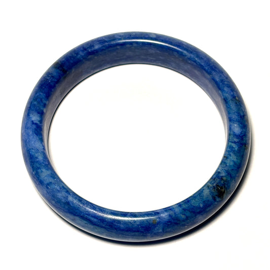 Blue Jasper Stone Bangle Bracelet