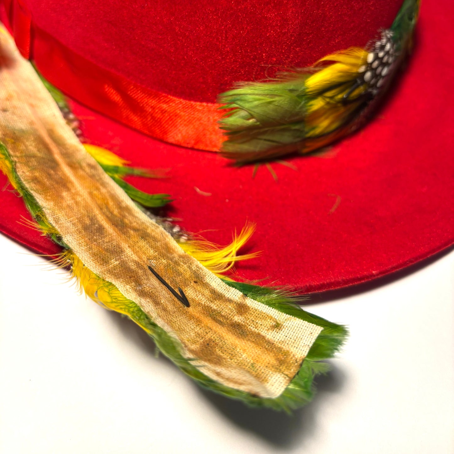 Vintage 1970s Feather Hat Band