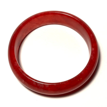 Chicken Blood Jade Bangle Bracelet 60 mm