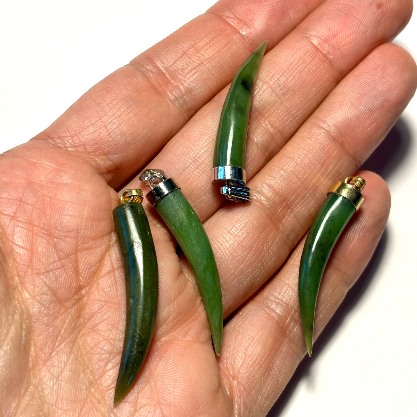Vintage Jade Claw Pendant