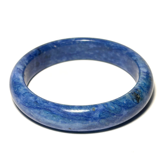 Blue Jasper Stone Bangle Bracelet