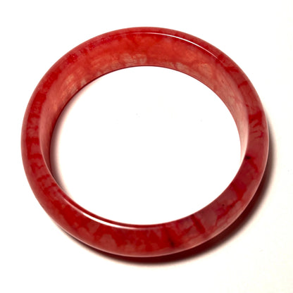 Chicken Blood Jade Bangle Bracelet 60 mm