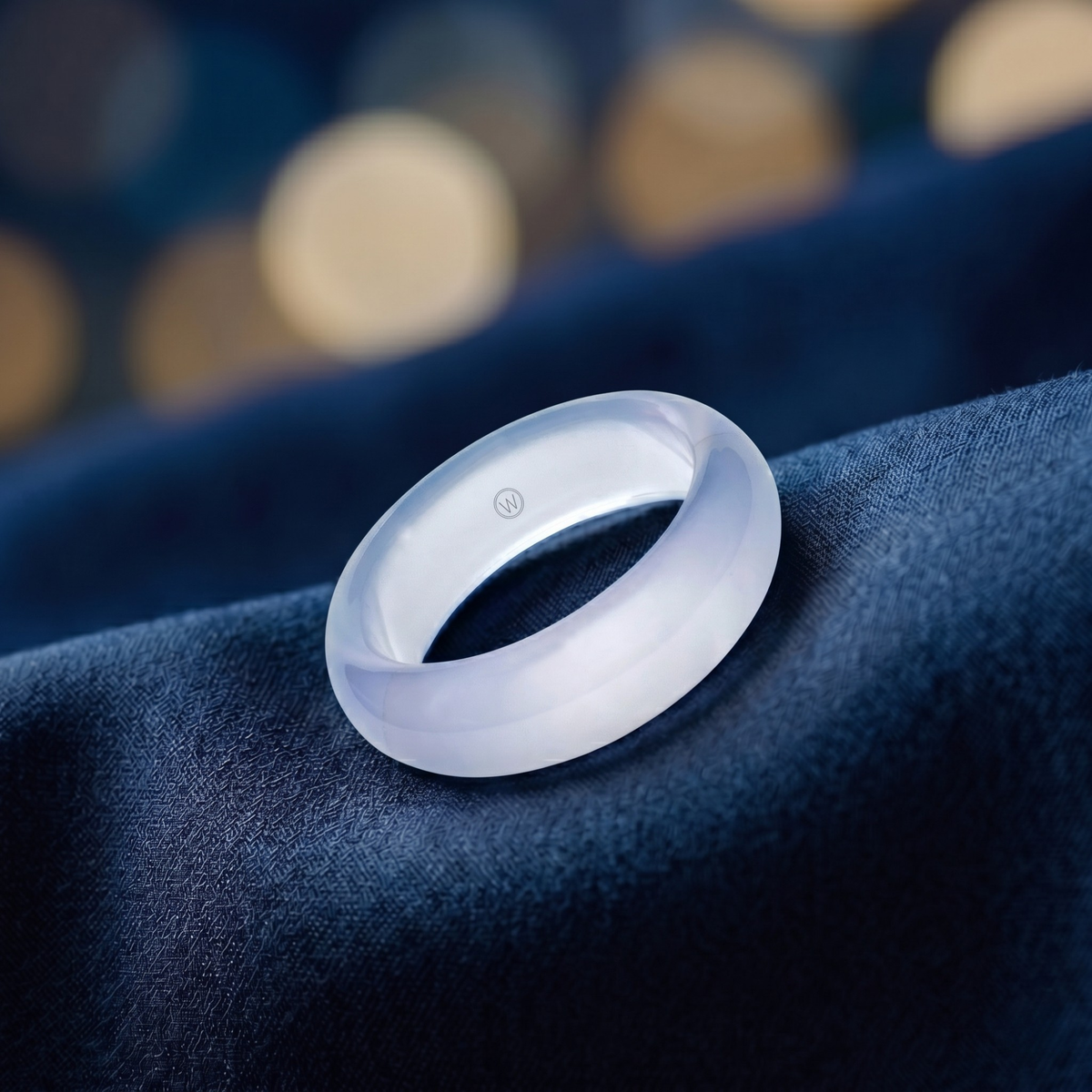 Blue Agate Ring - Throat - Chakra Collection