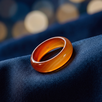 Orange Agate Ring - Sacral - Chakra Collection