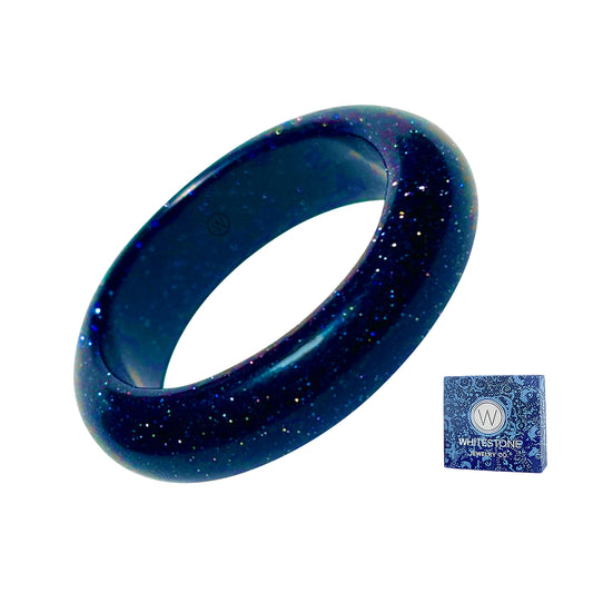 condesa blue sandstone ring by whitestone jewelry co.