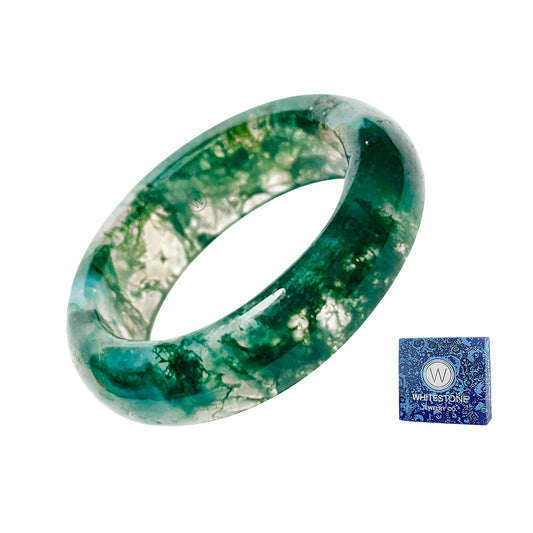 carmela moss agate ring by whitestone jewelry co.