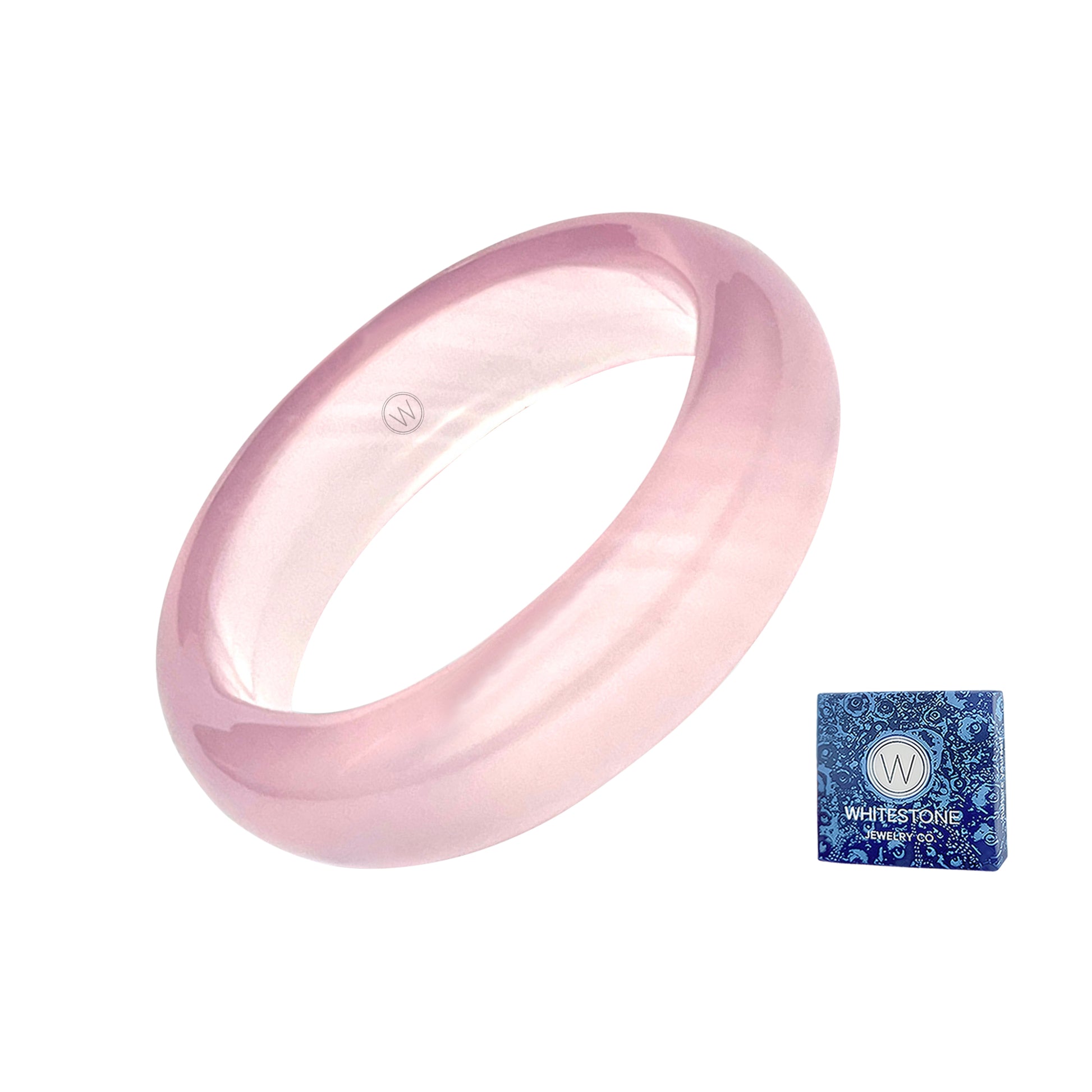 palisades pink agate ring by whitestone jewelry co.