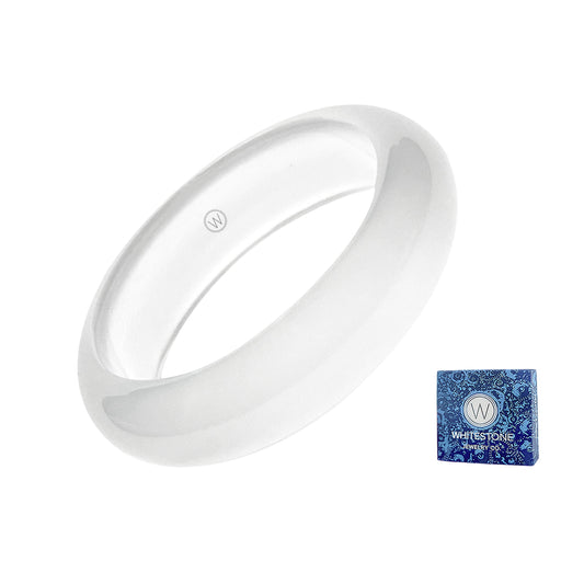white agate ring crown chakra stone by whitestone jewelry co