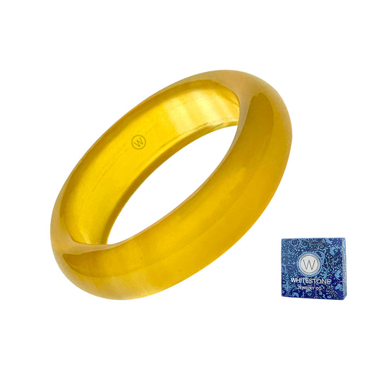 Yellow Agate Ring Solar Plexus Chakra Stone