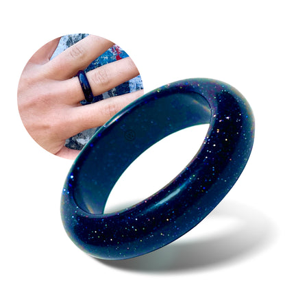 Condesa - Blue Sandstone Ring - Maya Collection