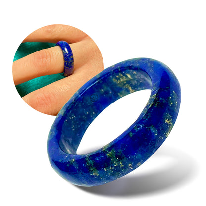 Coba - Lapis Lazuli Stone Ring - Maya Collection