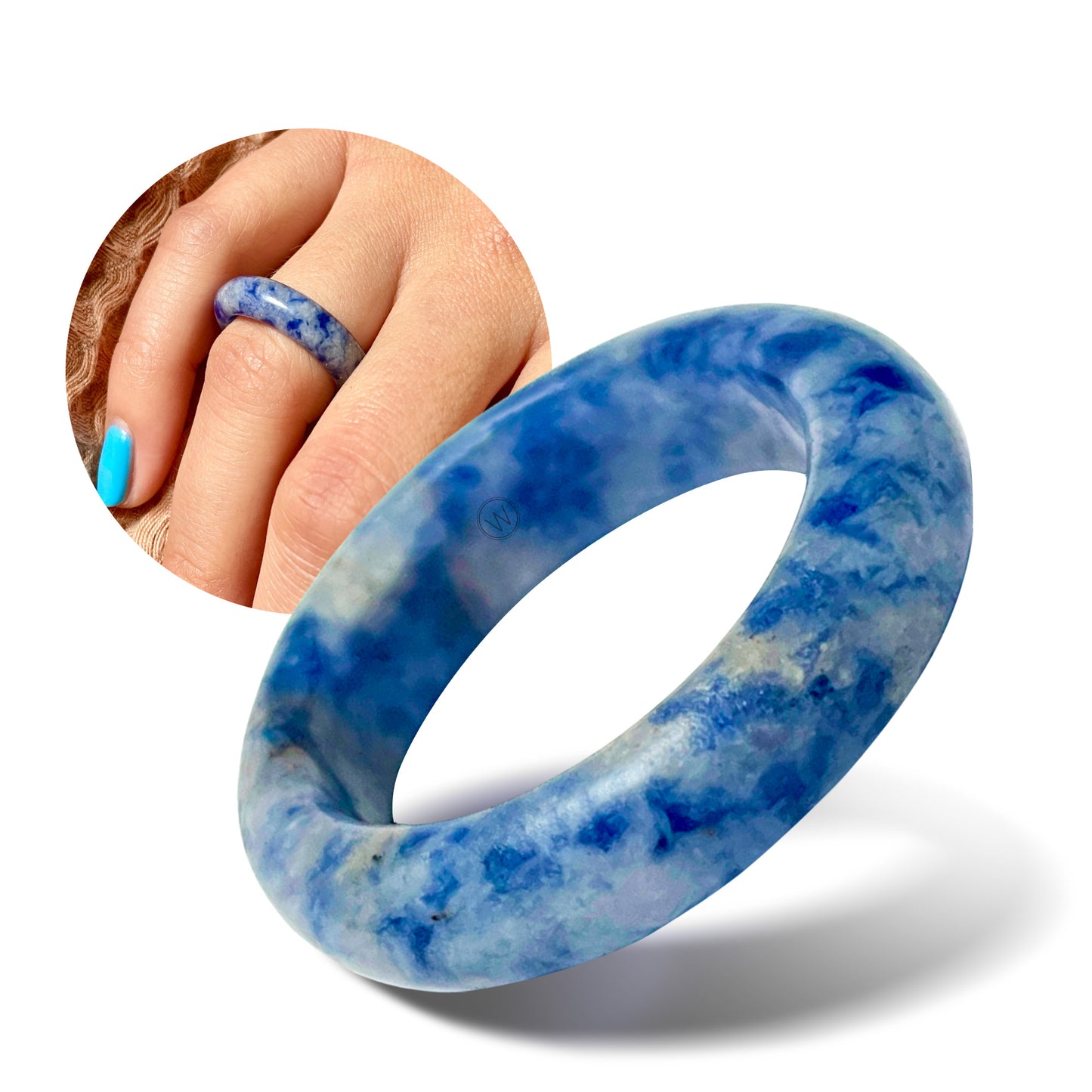 Polanco - Blue Sodalite - Natural Stone Band - Maya Collection