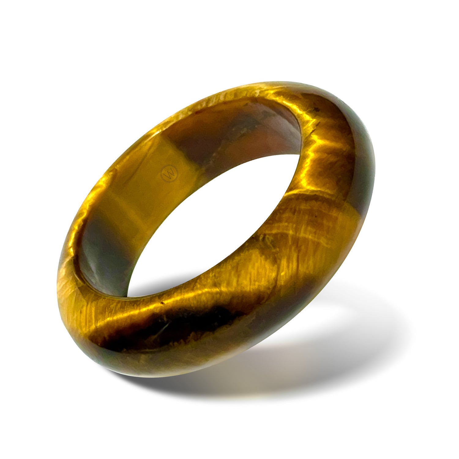 toltec tiger's eye stone ring by whitestone jewelry co.