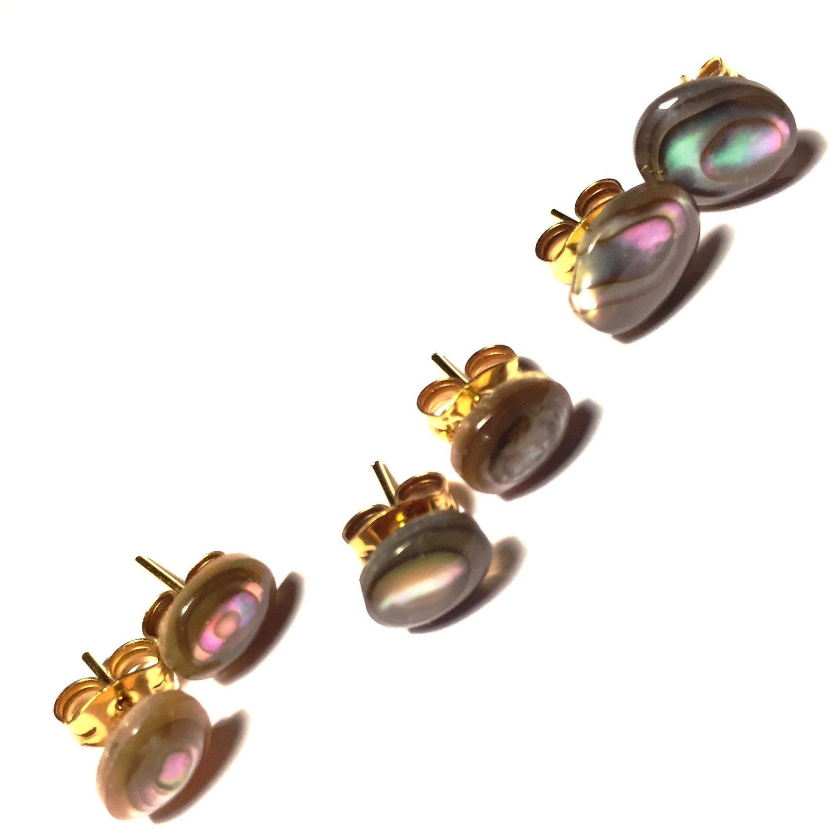 Abalone Stud Earrings-Whitestone Jewelry Co.