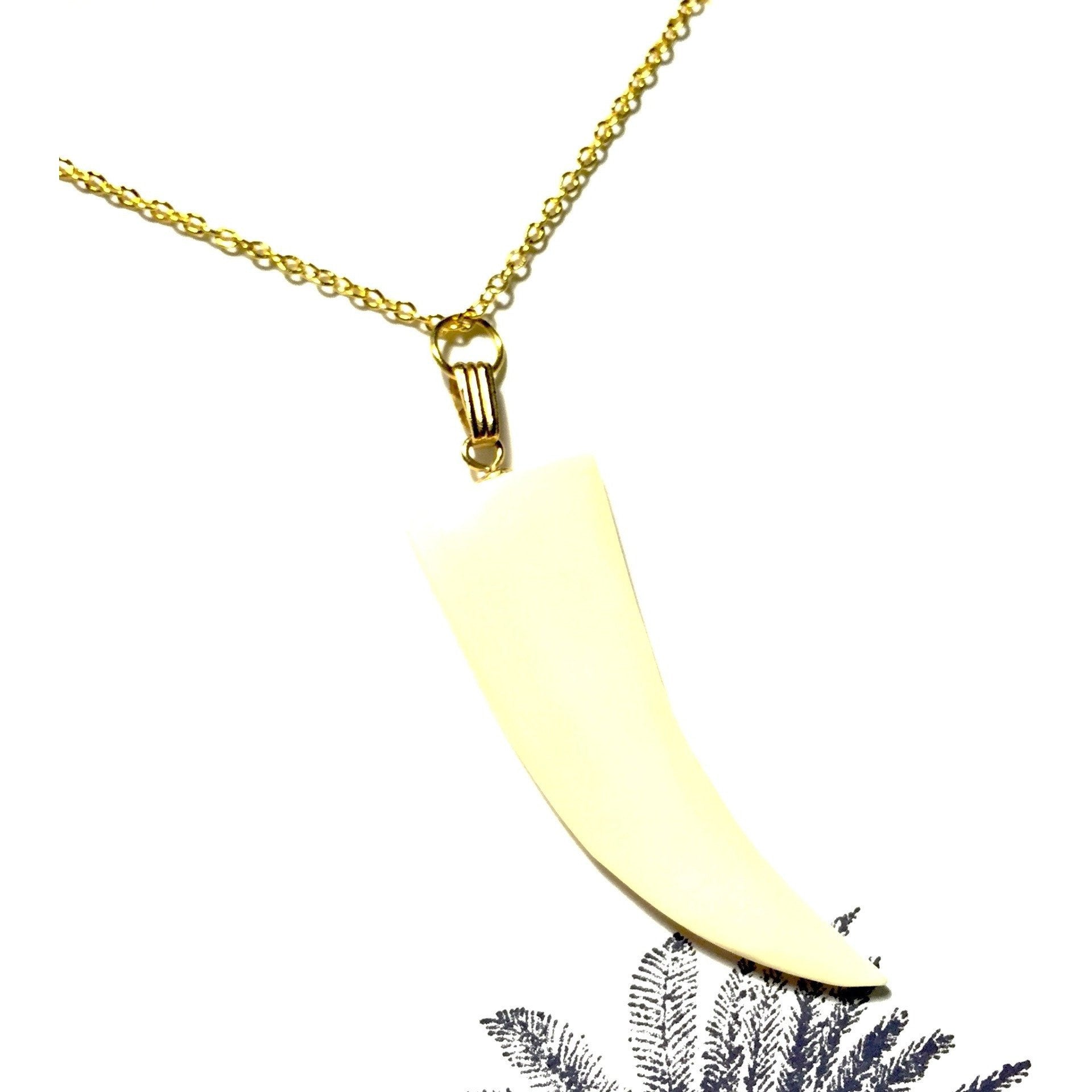 Conch Shell Claw Necklace-Whitestone Jewelry Co.