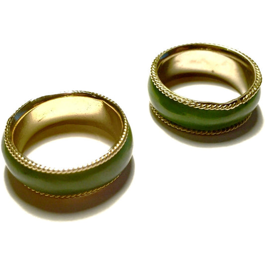 Jade and Gold Ring-Whitestone Jewelry Co.