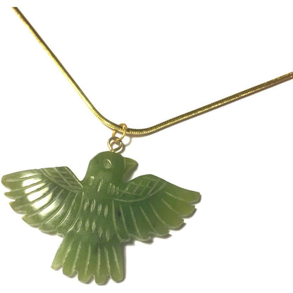 Jade Bird Necklace-Whitestone Jewelry Co.