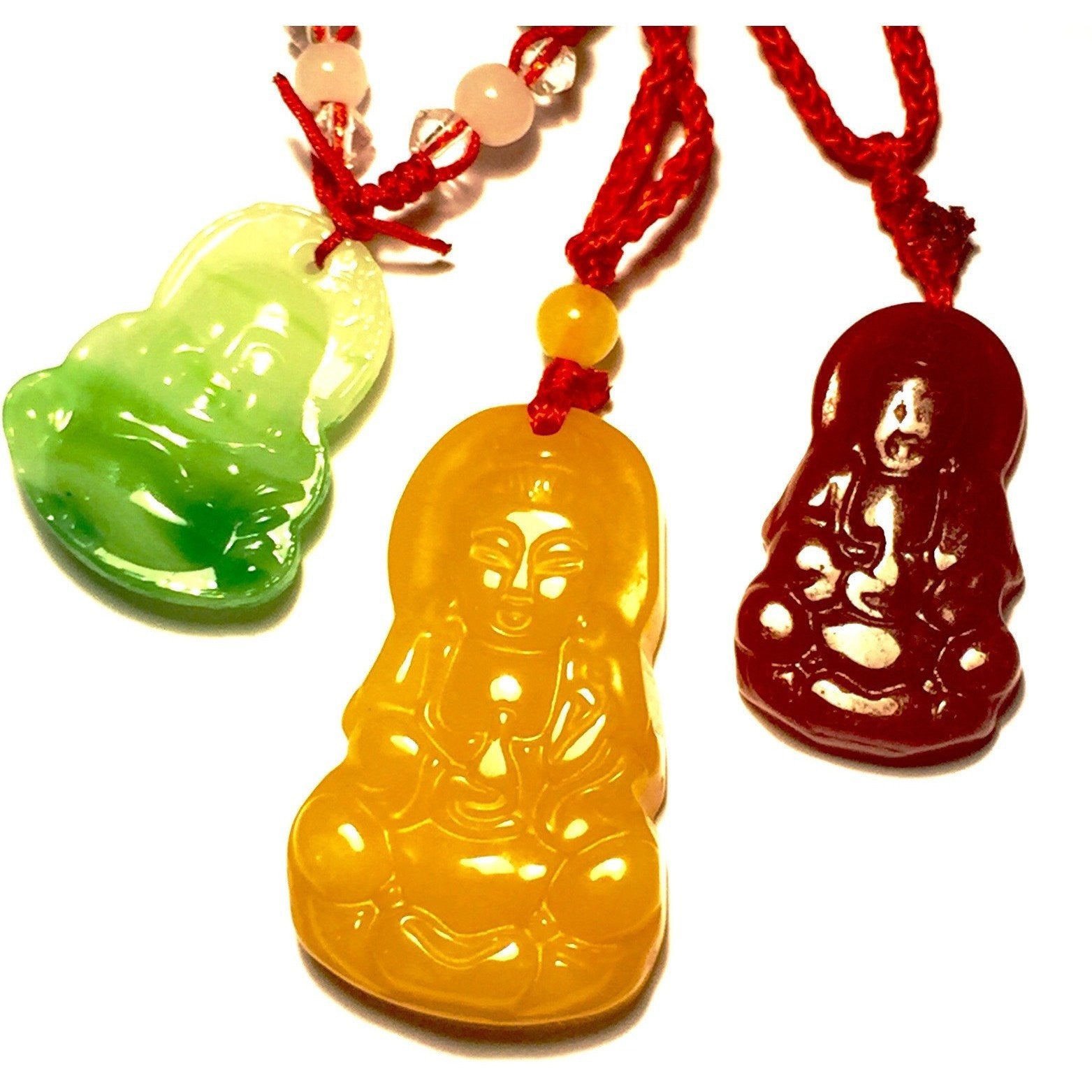Jade Buddha Necklace-Whitestone Jewelry Co.