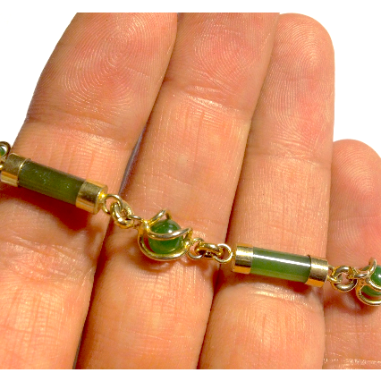 Jade Tennis Bracelet-Whitestone Jewelry Co.