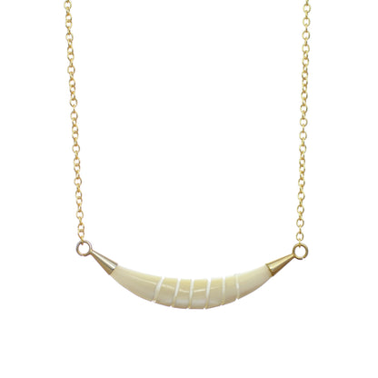 Mother of Pearl Gold Necklace-Whitestone Jewelry Co.