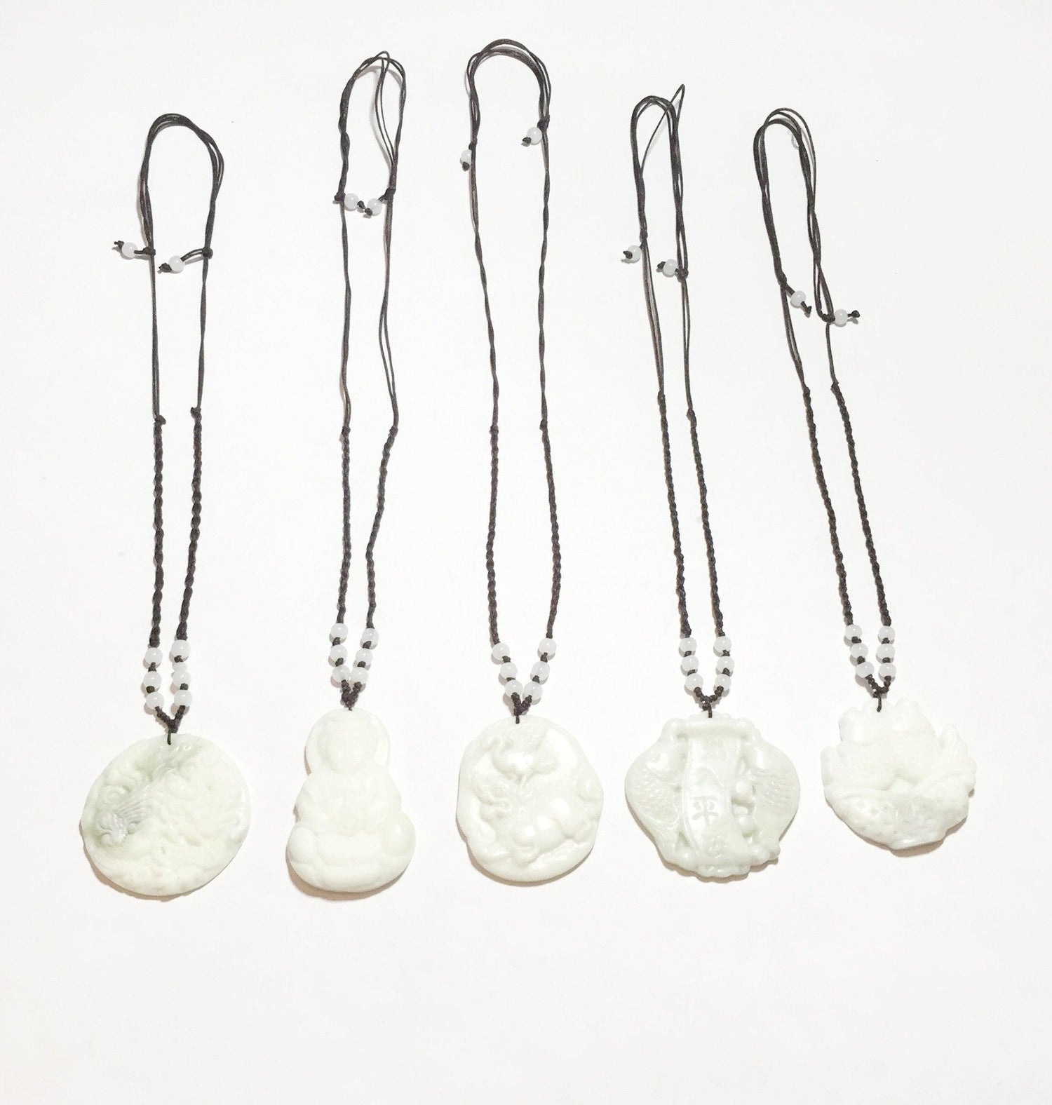 Two Fish Jade Necklace-Whitestone Jewelry Co.