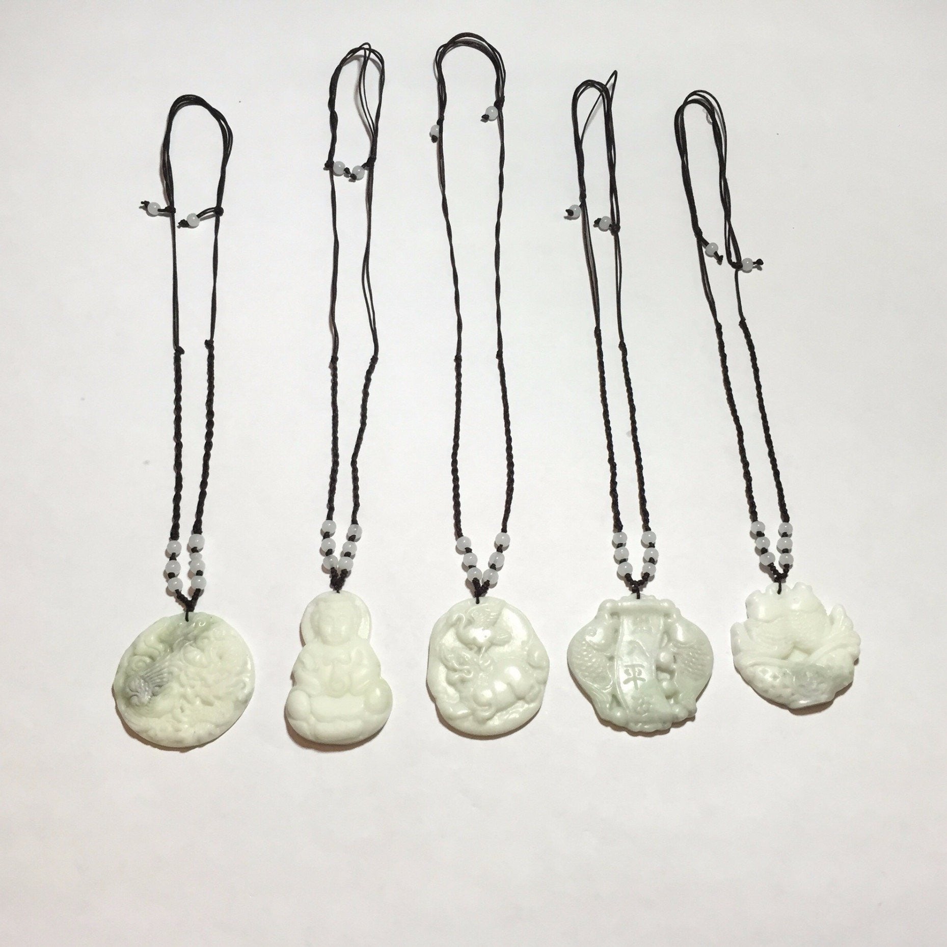 White Jade Buddha Necklace-Whitestone Jewelry Co.