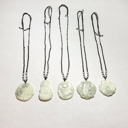 White Jade Buddha Necklace-Whitestone Jewelry Co.