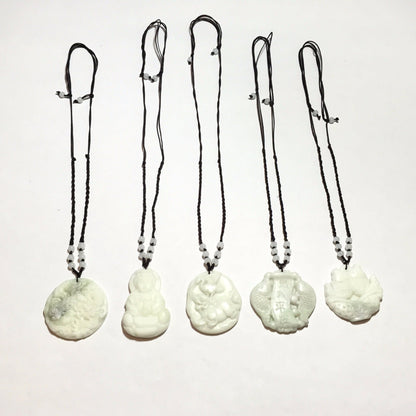 White Jade Koi Fish Necklace-Whitestone Jewelry Co.