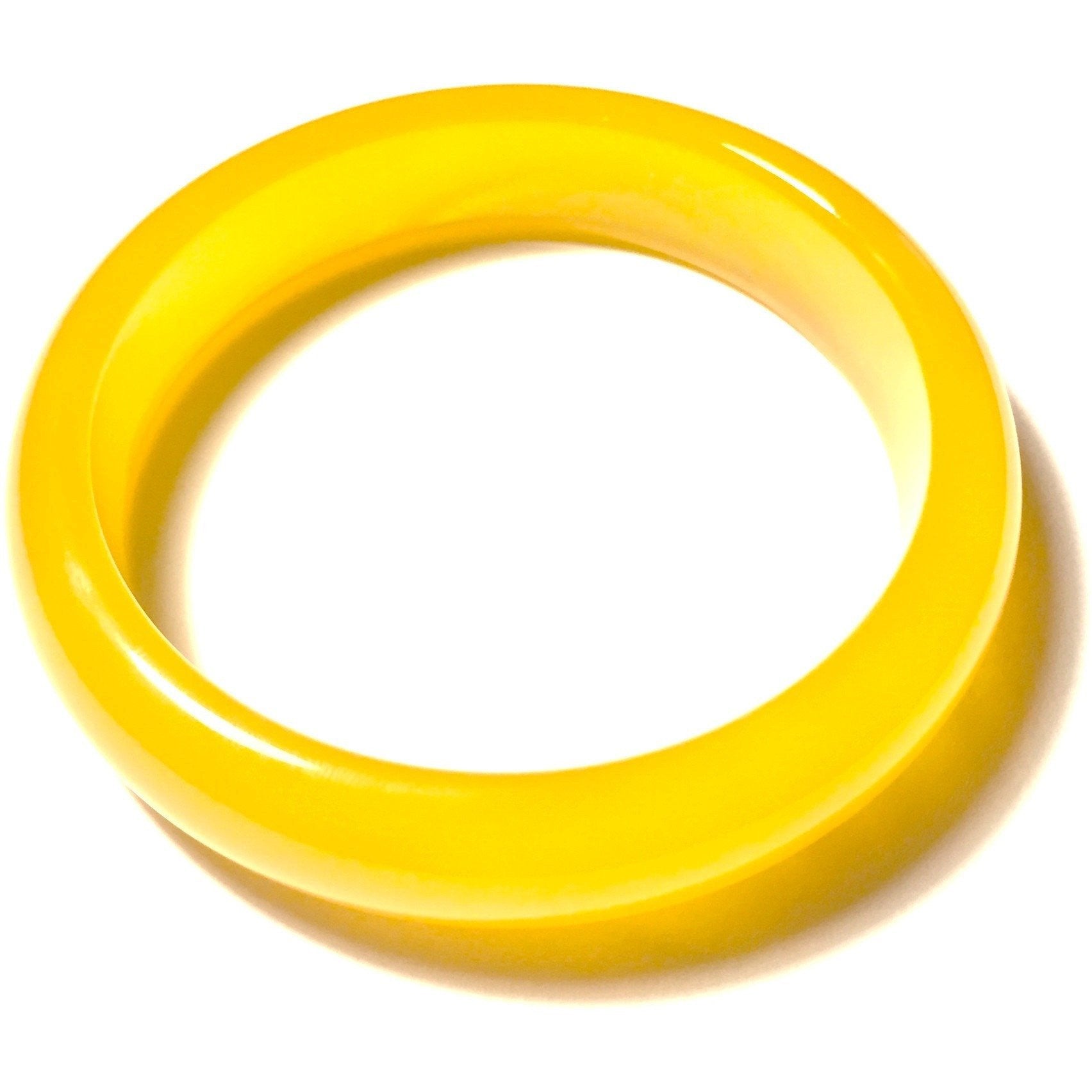 Yellow Agate Bangle Bracelet-Whitestone Jewelry Co.